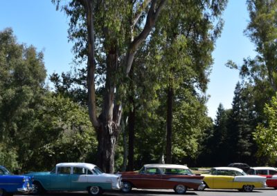 Classic Chevy's parked at a local park in Pismo Beach.