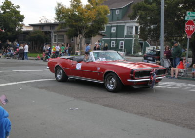 Classic Chevy Camaro at the 2016 Petaluma Veteran's Day Parade.